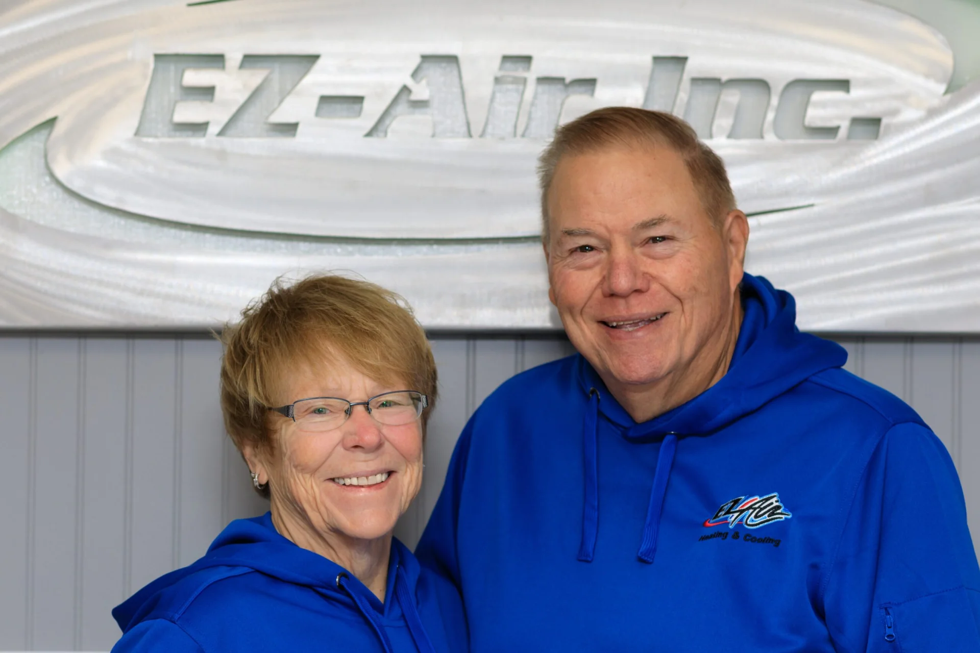 Debbie and Harvey Shell, owners of EZ-Air